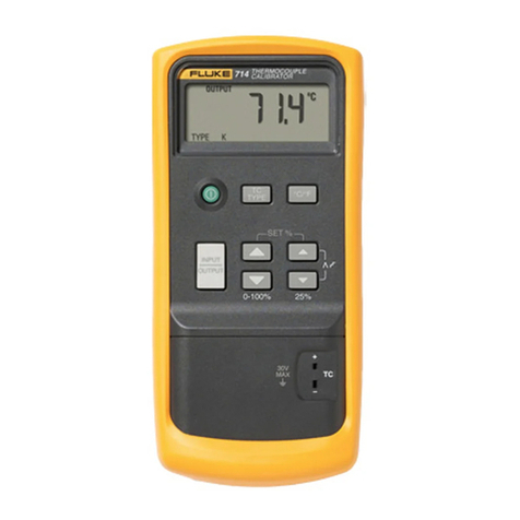Fluke 714 User manual Fluke 714 User manual