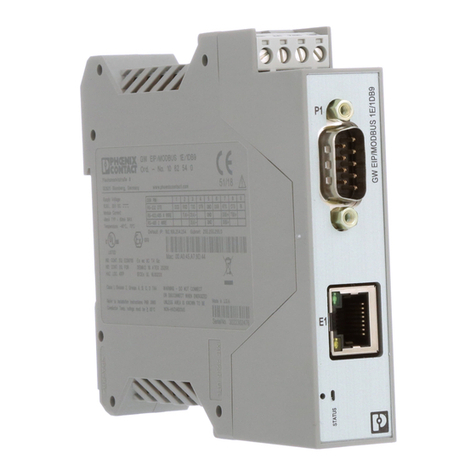 Phoenix Contact GW PN/DP 1E/1DB9 User manual