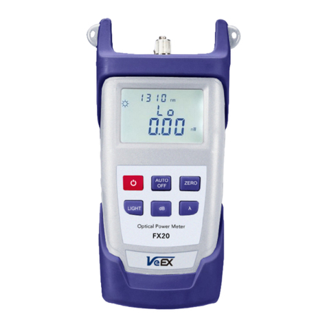 VeEX FX20 User manual