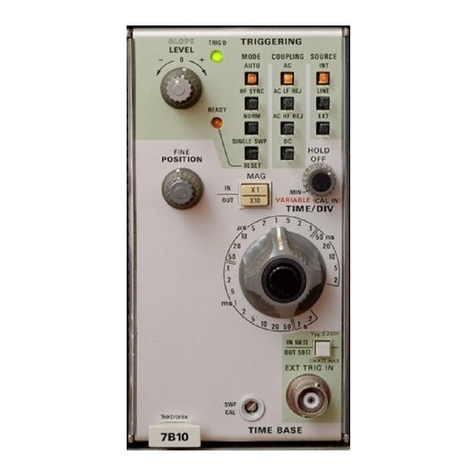 Tektronix 71310 User manual