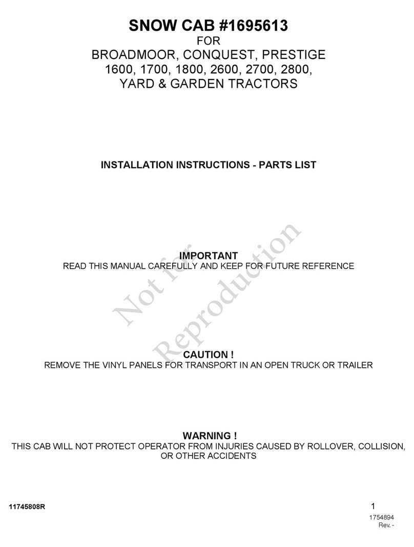 Original Tractor Cabs 1695613 installation instructions