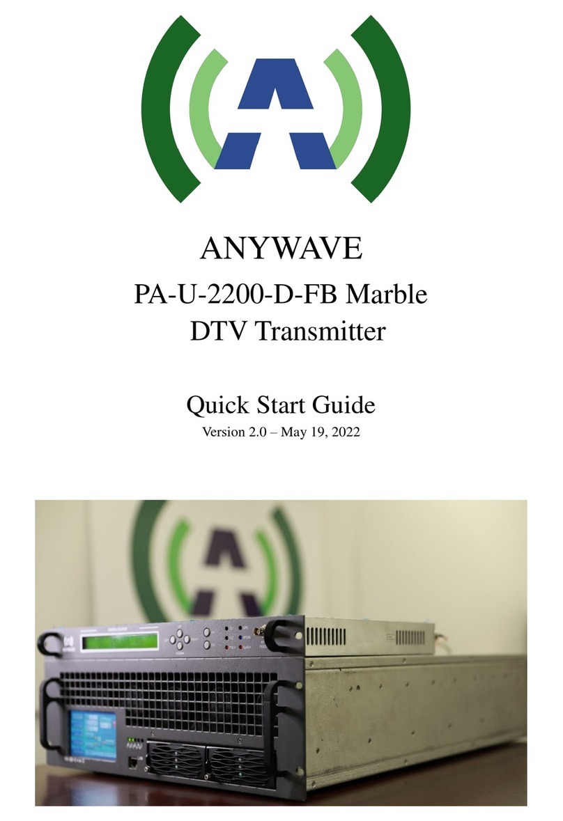 Anywave PA-U-2200-D-FB Marble User manual