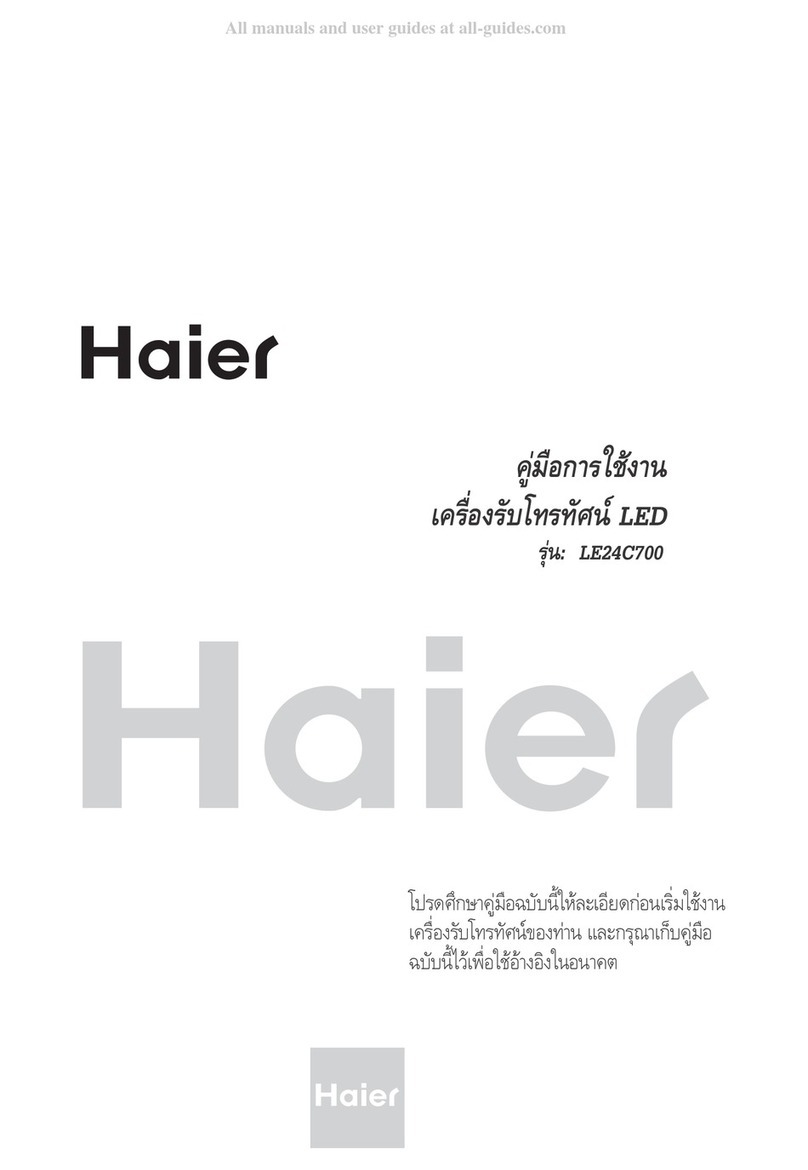 Haier LE24C700 User manual