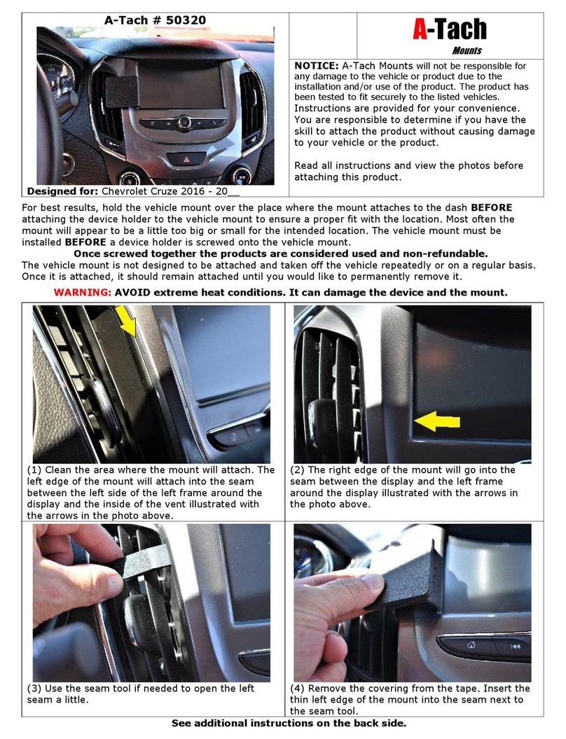 A-Tach Mounts 50320 User manual