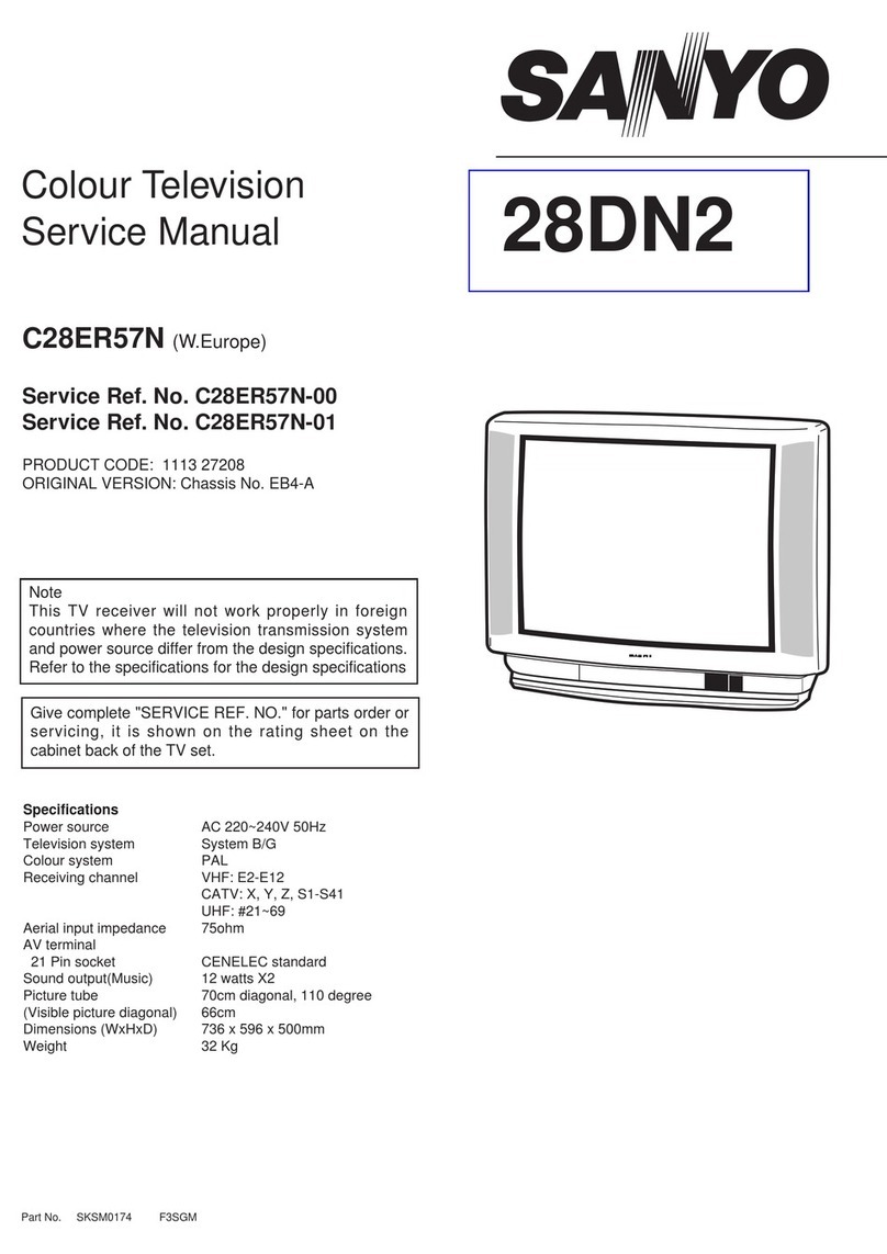 Sanyo 28dn2 User manual