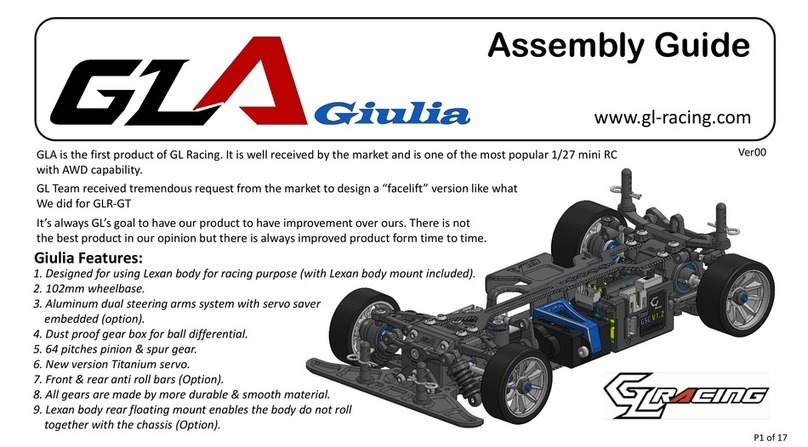 GL Racing GLA Giulia Assembly guide