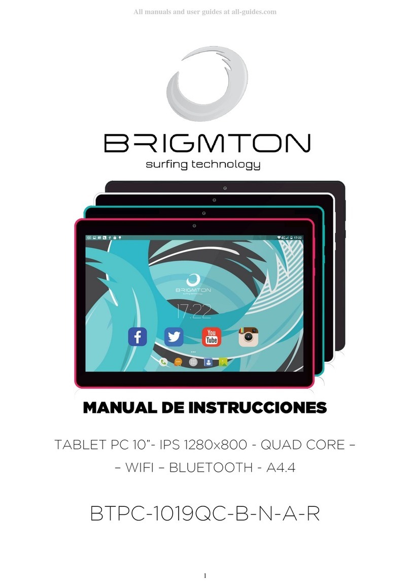 Brigmton BTPC-1019QC-B User manual