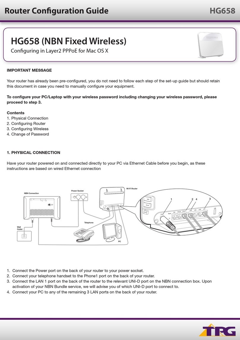 TPG HG658 Configuration guide