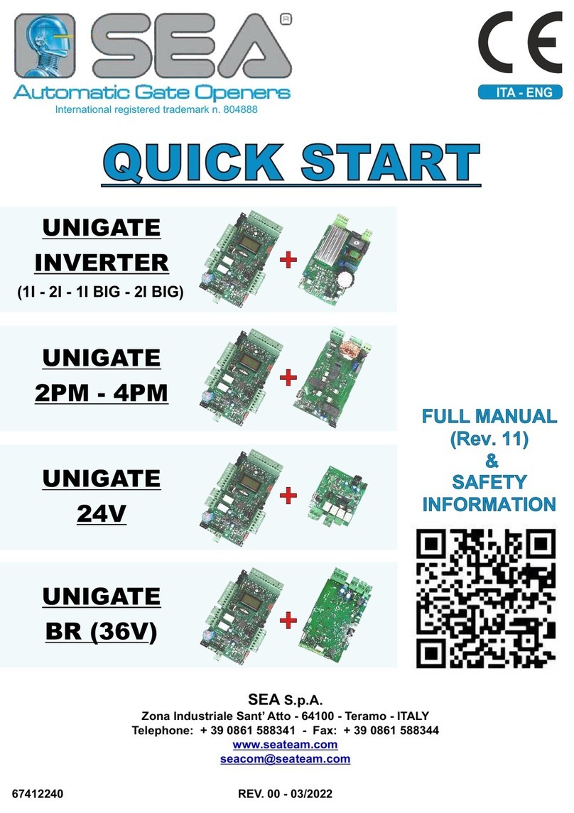 SEA UNIGATE 1I User manual