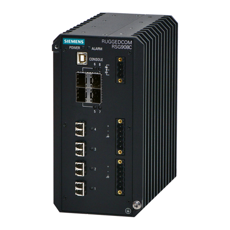 Siemens RUGGEDCOM RSG908C User manual Siemens RUGGEDCOM RSG908C User manual