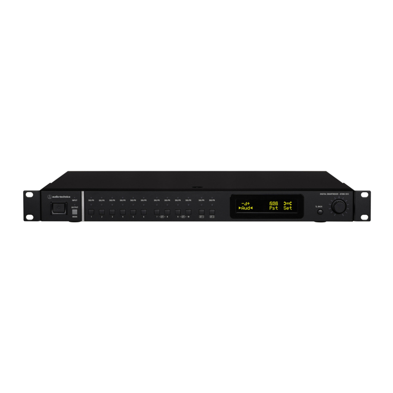 Audio Technica ATDM-1012 user manual
