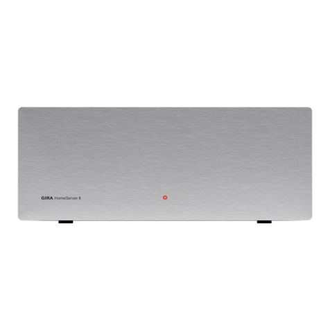 Gira HomeServer User manual