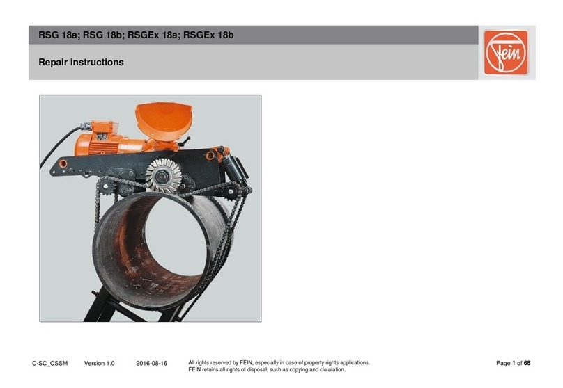Fein RSG 18a Repair instructions