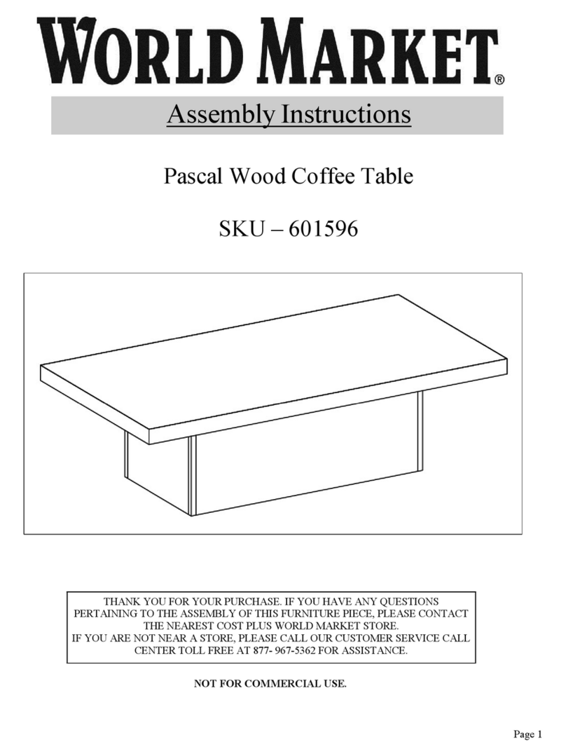 World Market Pascal 601596 Assembly instructions