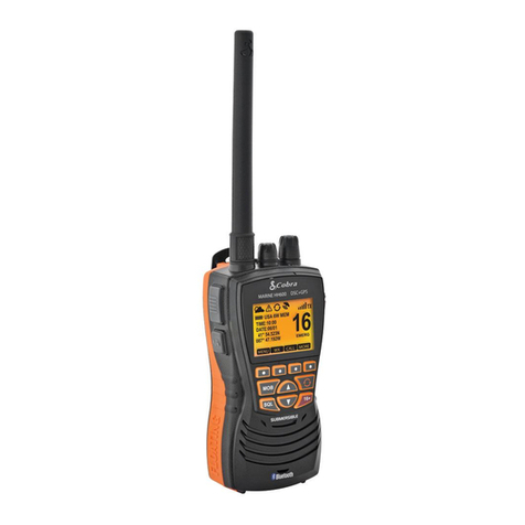 Cobra Marine MR HH600 FLT GPS BT User manual