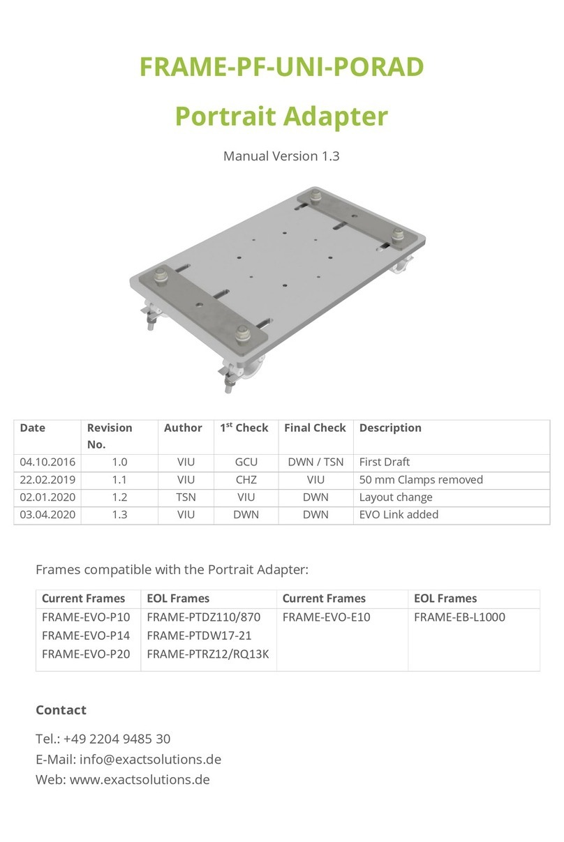 Exact solutions FRAME-PF-UNI-PORAD manual Exact solutions FRAME-PF-UNI-PORAD manual