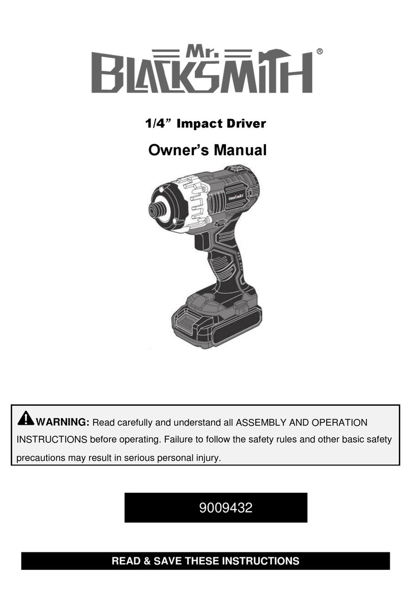 Mr. Blacksmith 9009432 User manual
