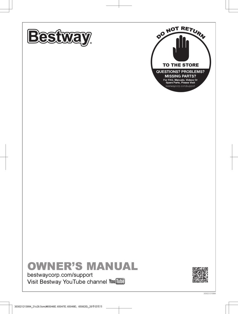 Bestway 65046E owner's manual