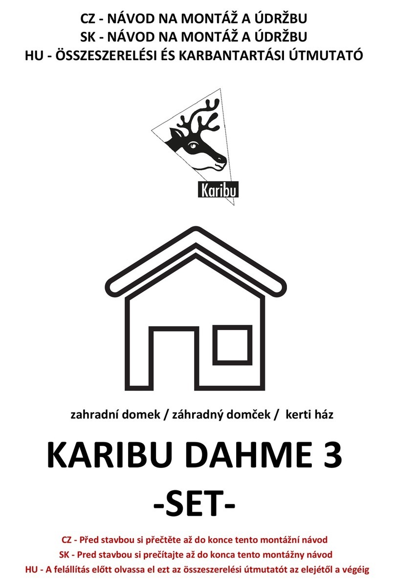Karibu DAHME 3 manual
