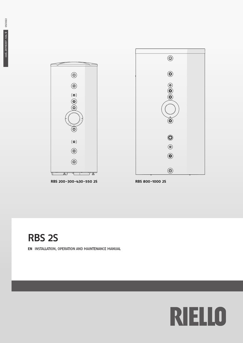 Riello RBS 200 2S Installation, operation and maintenance manual Riello RBS 200 2S Installation, operation and maintenance manual