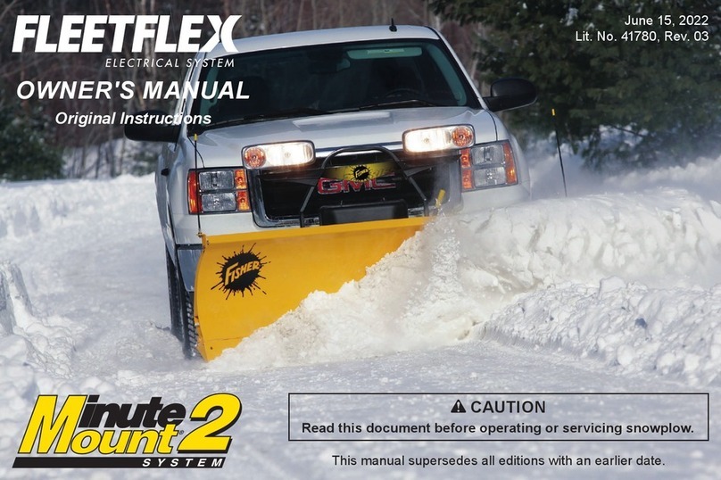 Fisher Engineering Minute Mount 2 owner's manual