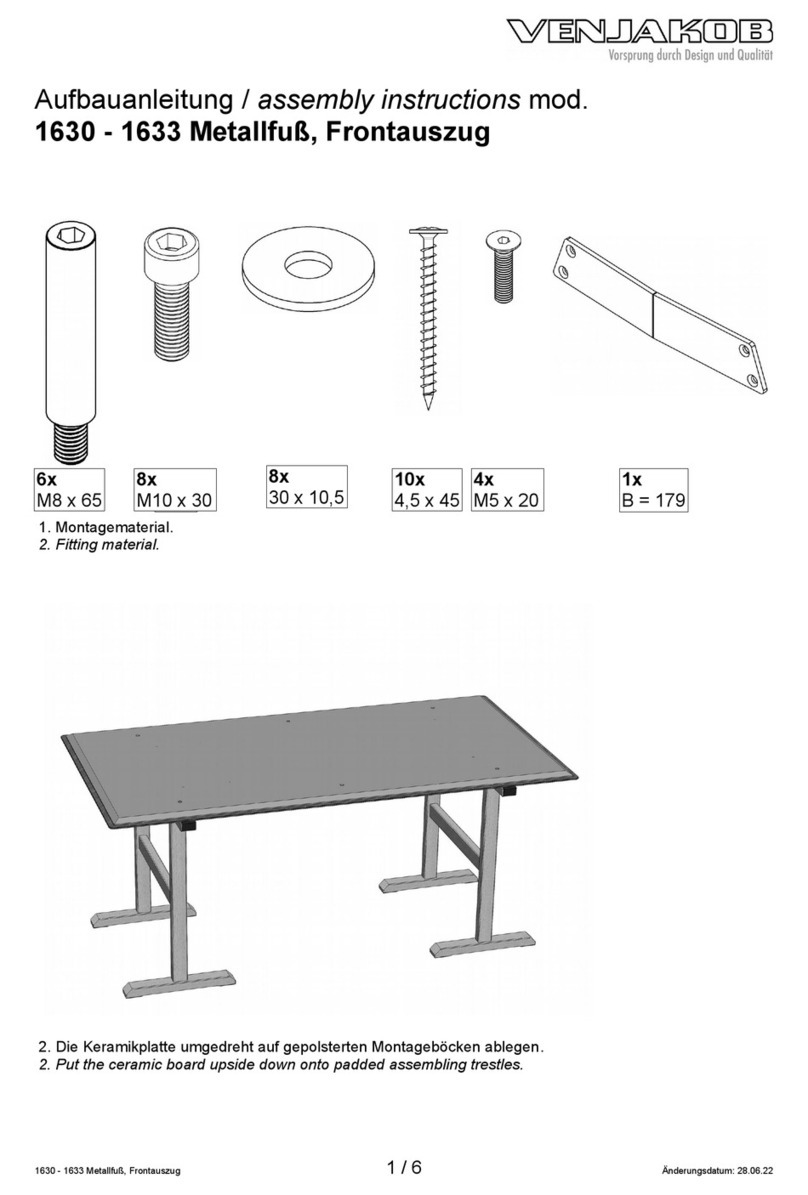 Venjakob 1630 User manual