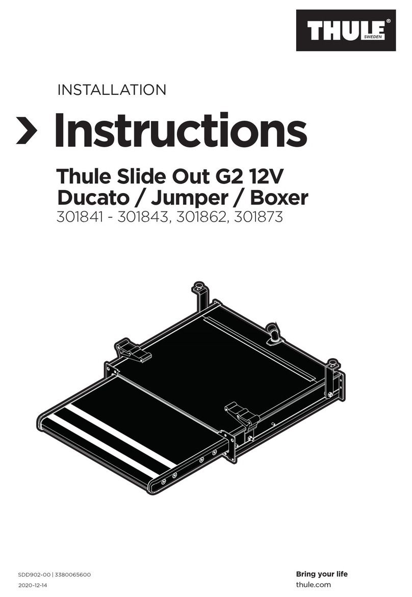 Thule Slide Out G2 User manual