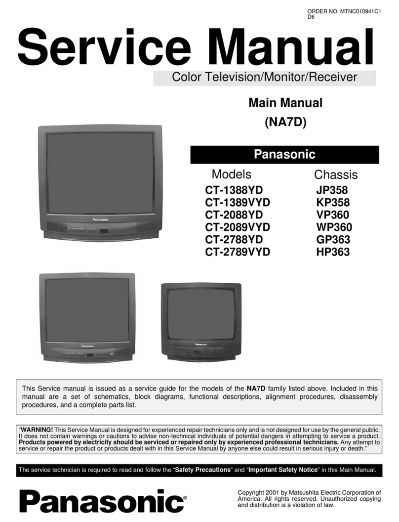 Panasonic CT-1388YD User manual