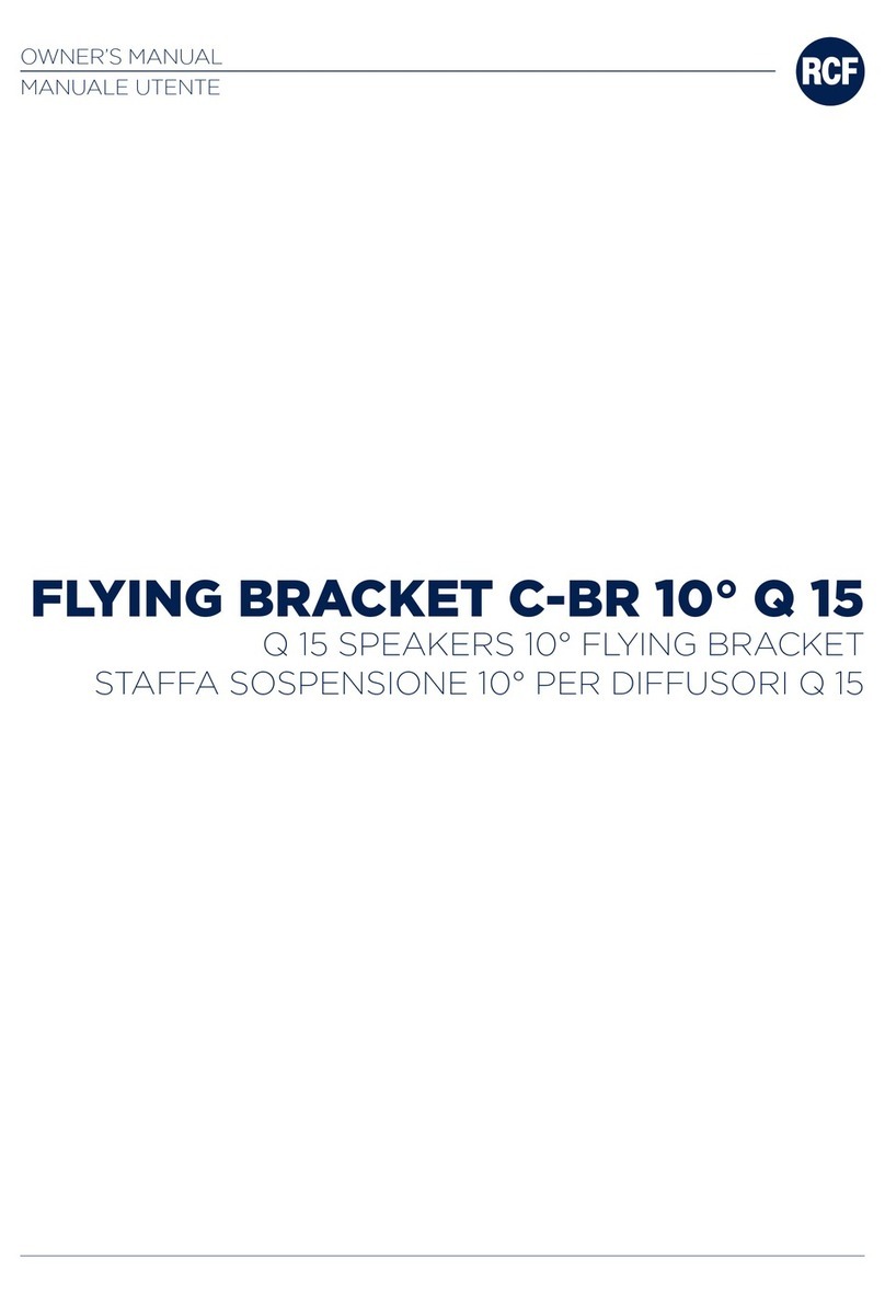 RCF C-BR 10 Q15 User manual