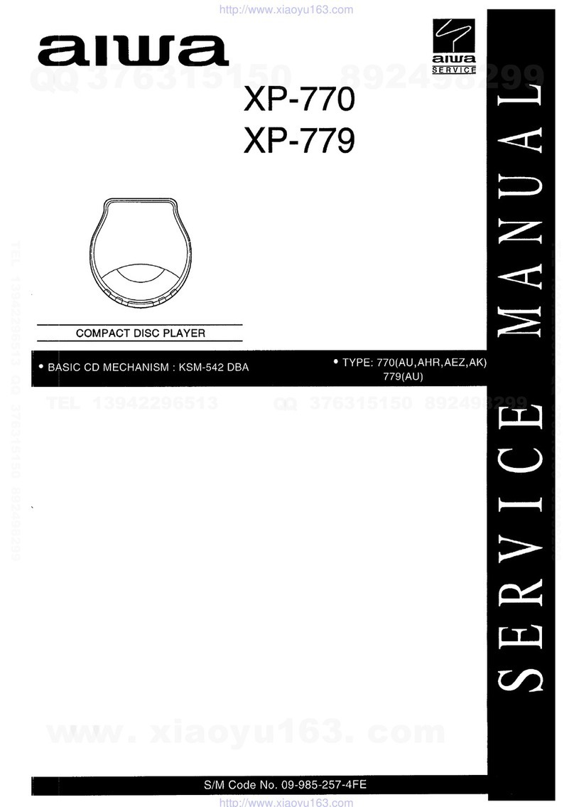 Aiwa XP-770 User manual