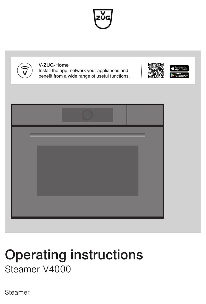 ZUG Steamer V4000 operating instructions