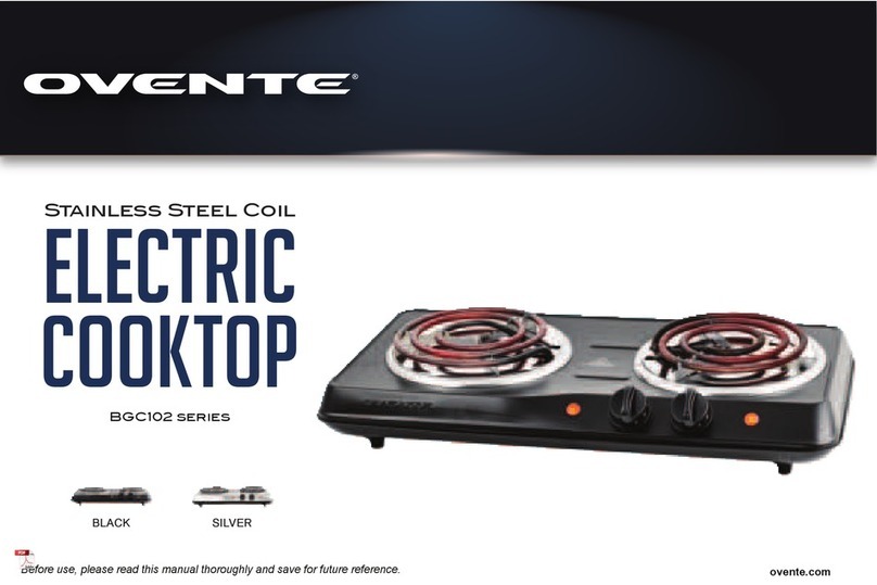 Ovente BGC102 Series User manual