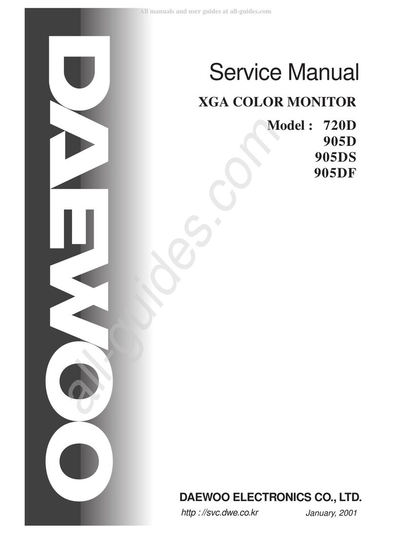 Daewoo 720D User manual