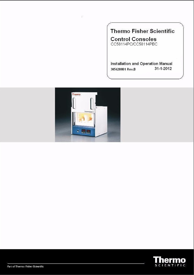 Thermo Scientific CC58114PC Installation and operation manual