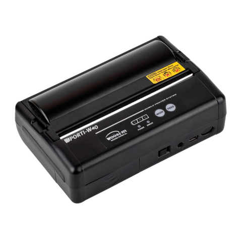 WOOSIM WSP-W40 User manual WOOSIM WSP-W40 User manual