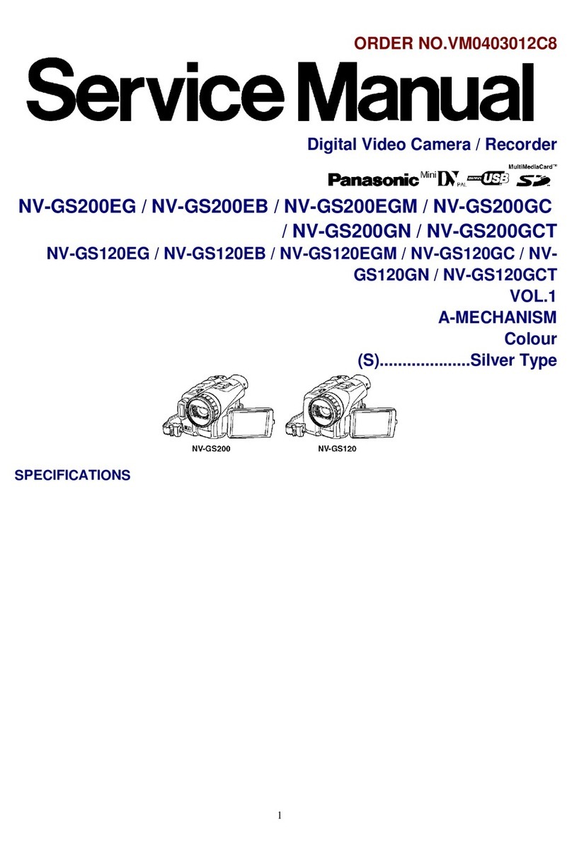 Panasonic NV-GS200EG Service manual