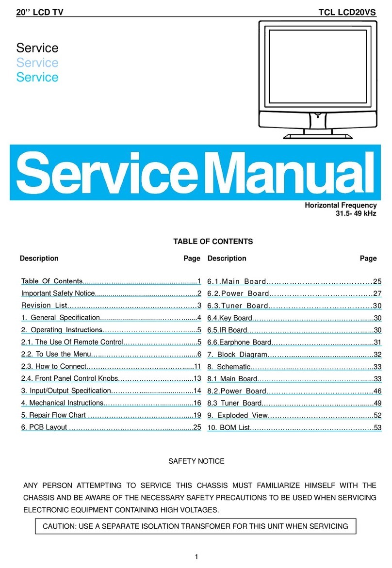 TCL LCD20VS User manual