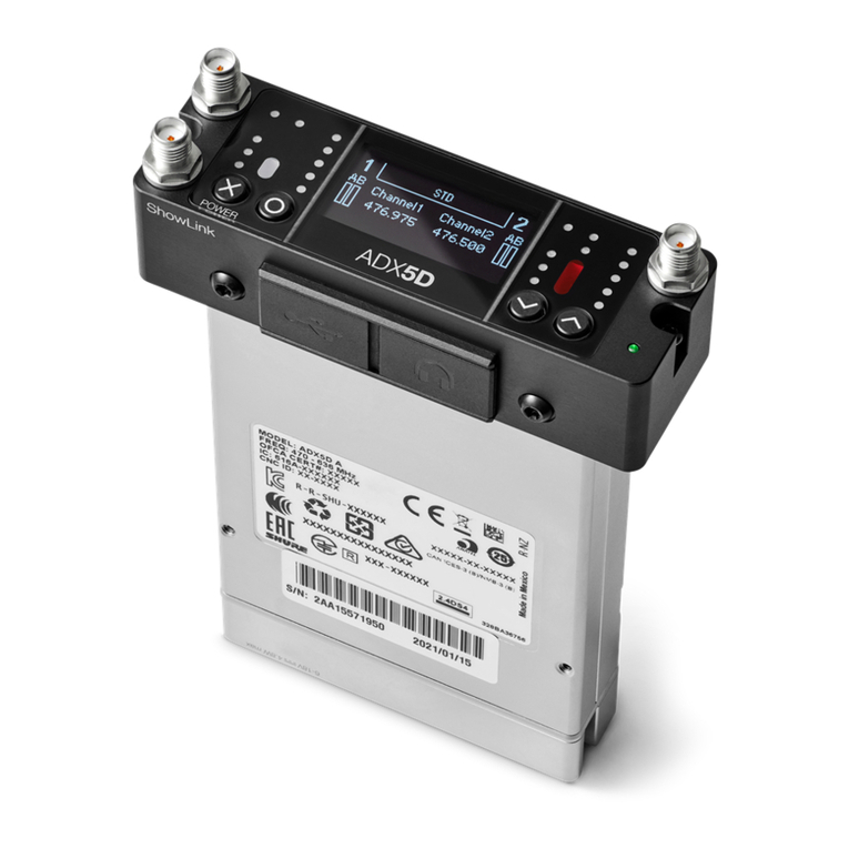 Shure ADX5D User manual