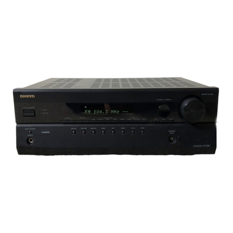 Onkyo HT-R380 User manual Onkyo HT-R380 User manual