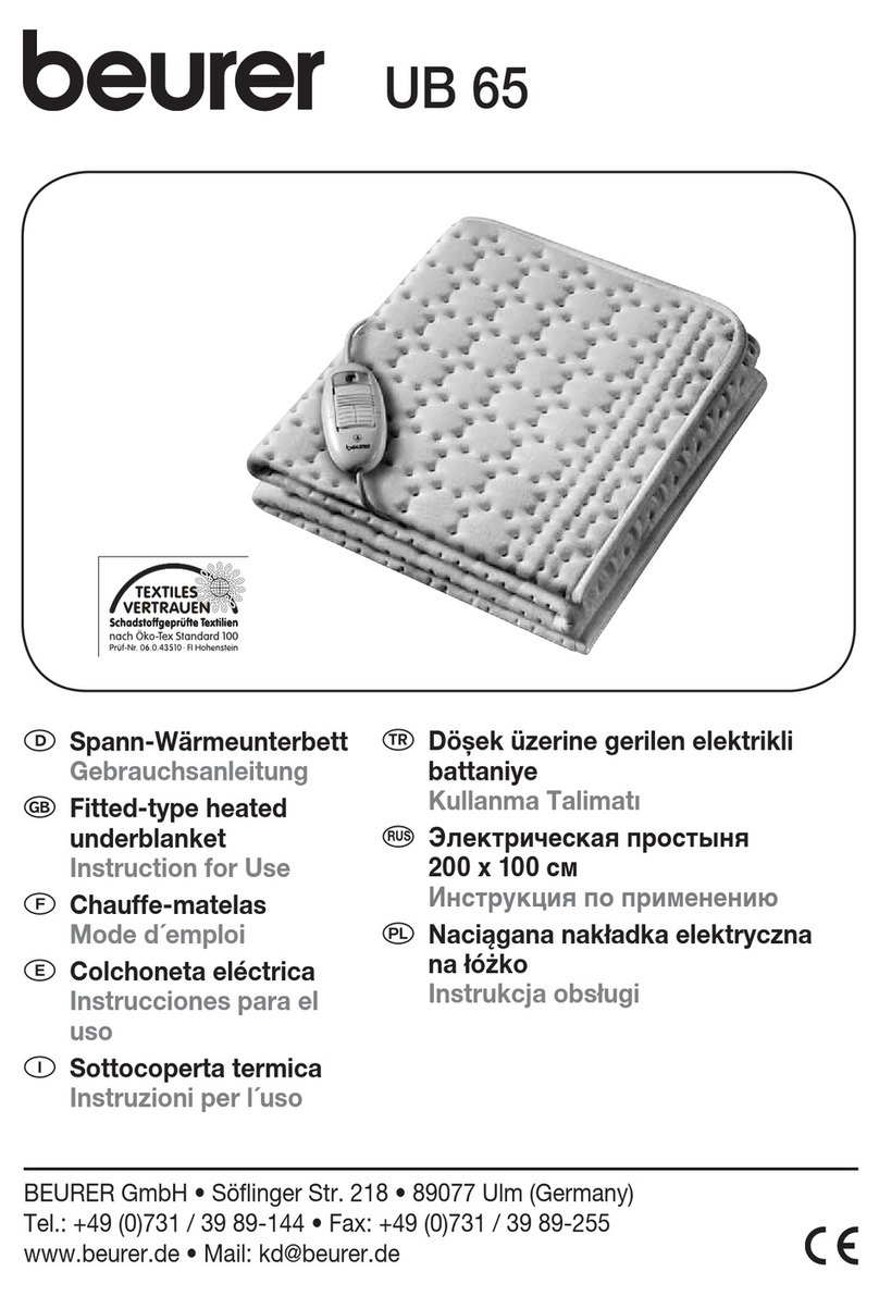 Beurer UB 65 Instructions for use