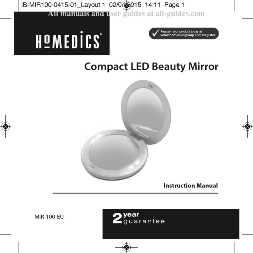 HoMedics MIR-100-EU instruction manual