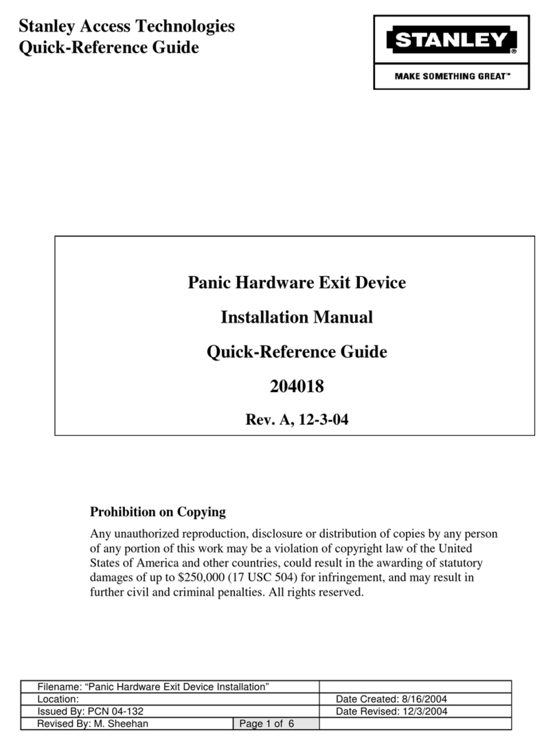 Stanley 204018 User manual