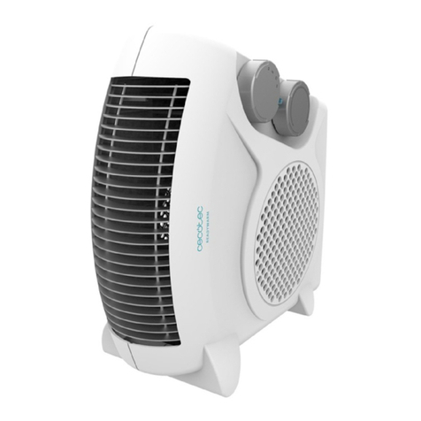cecotec Ready Warm 9820 Force Dual User manual cecotec Ready Warm 9820 Force Dual User manual