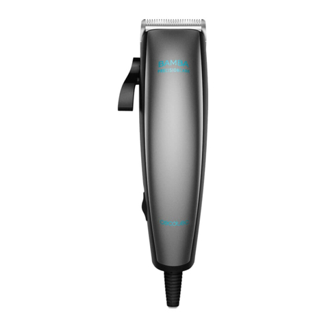 cecotec Bamba PrecisionCare Power Blade Titanium instruction manual