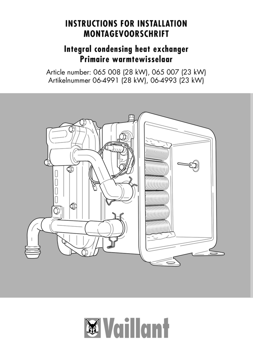 Vaillant 065 008 Instructions for installation Vaillant 065 008 Instructions for installation