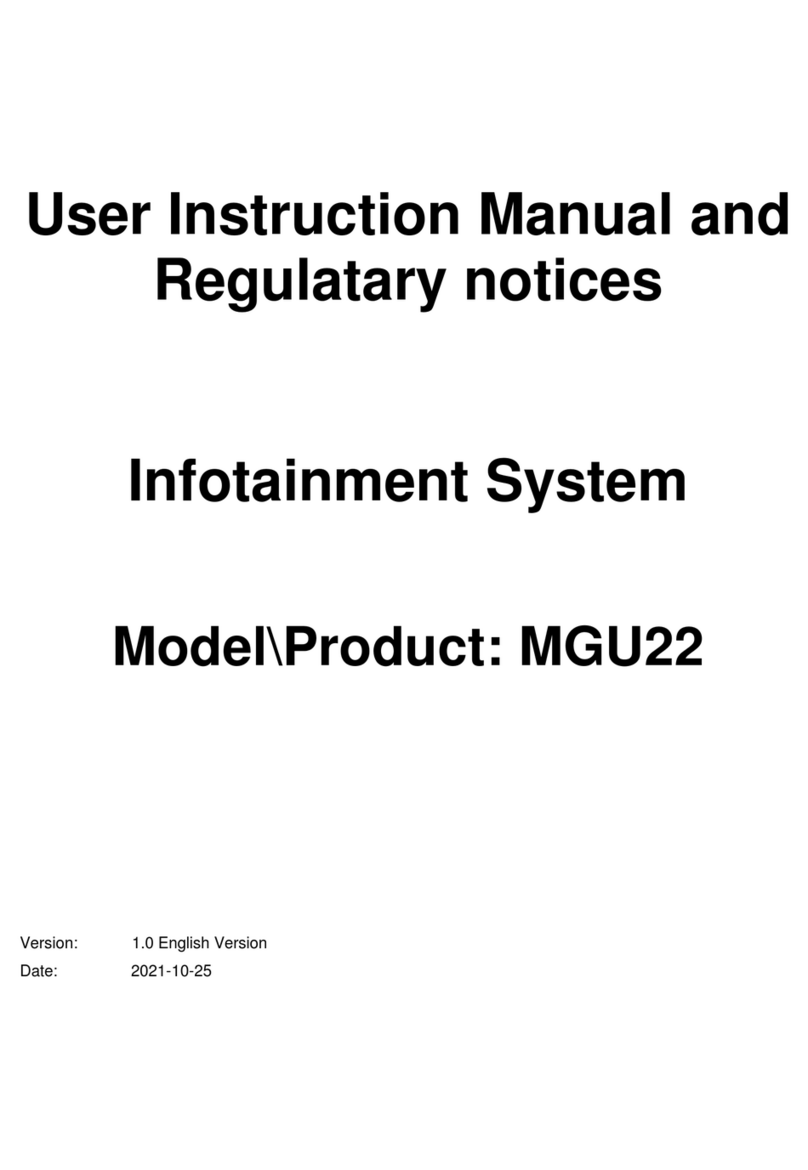 ANATEL MGU22 Operator's manual