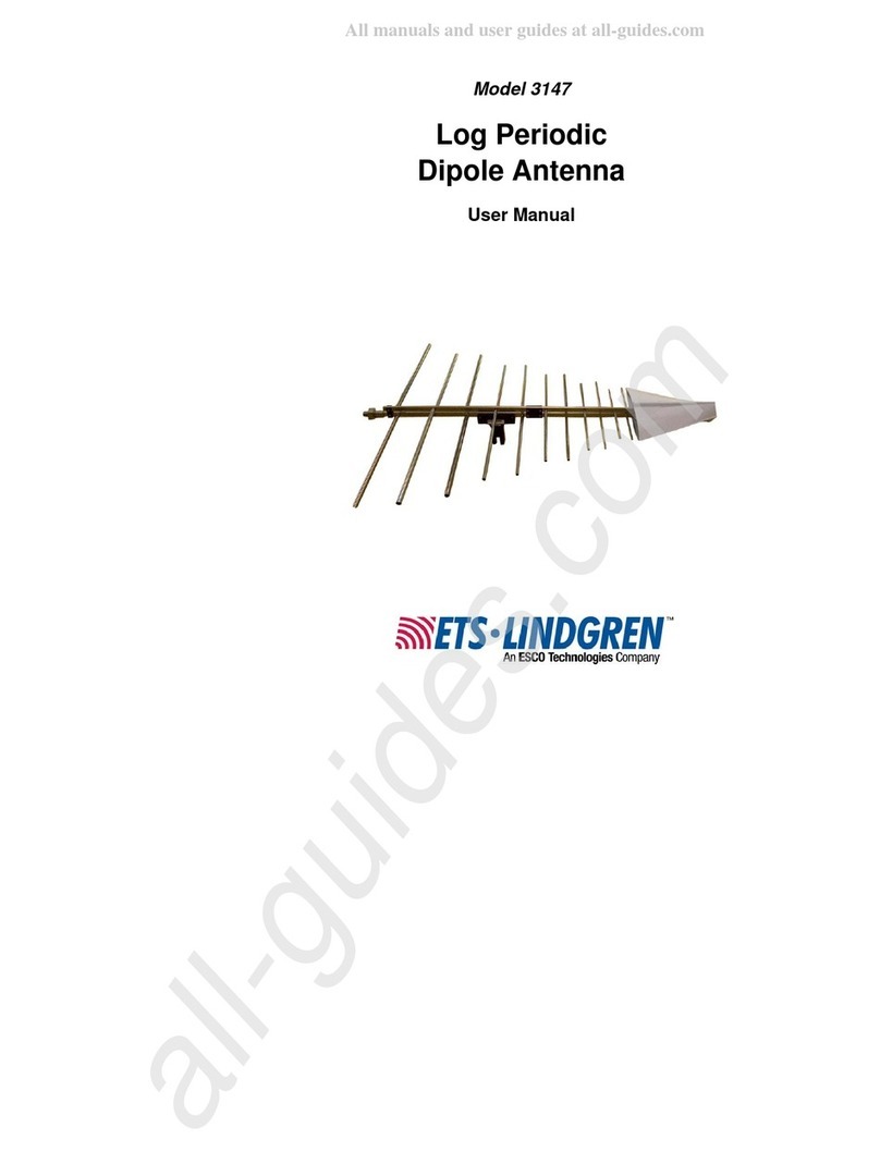ESCO Technologies ETS Lindgren 3147 user manual