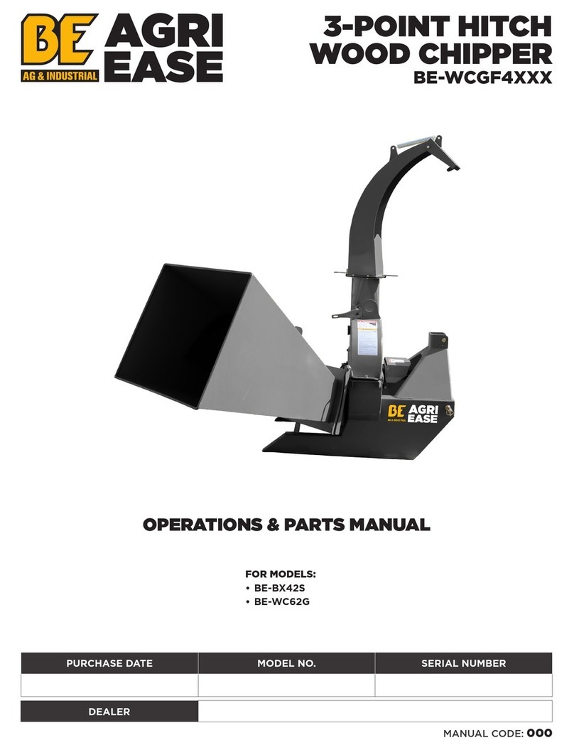 AGRI EASE BE-WCGF4 Series Operations & parts manual