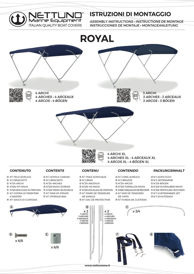 NETTUNO Marine Equipment ROYAL Assembly instructions NETTUNO Marine Equipment ROYAL Assembly instructions