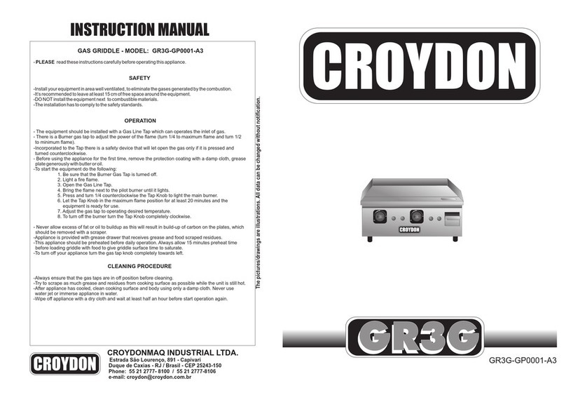 croydon GR3G-GP0001-A3 User manual